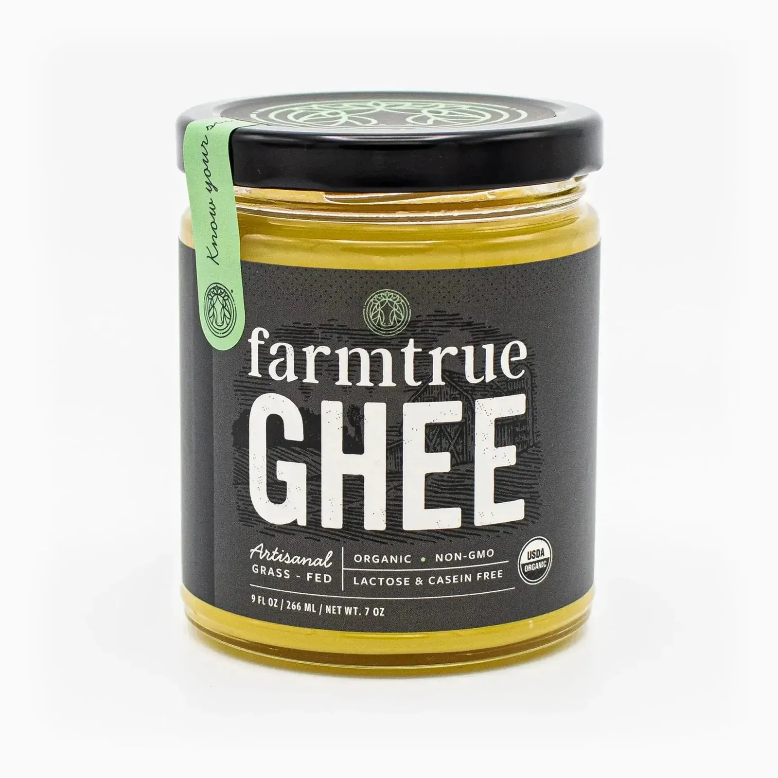 Traditional ghee — the black-labelled jar