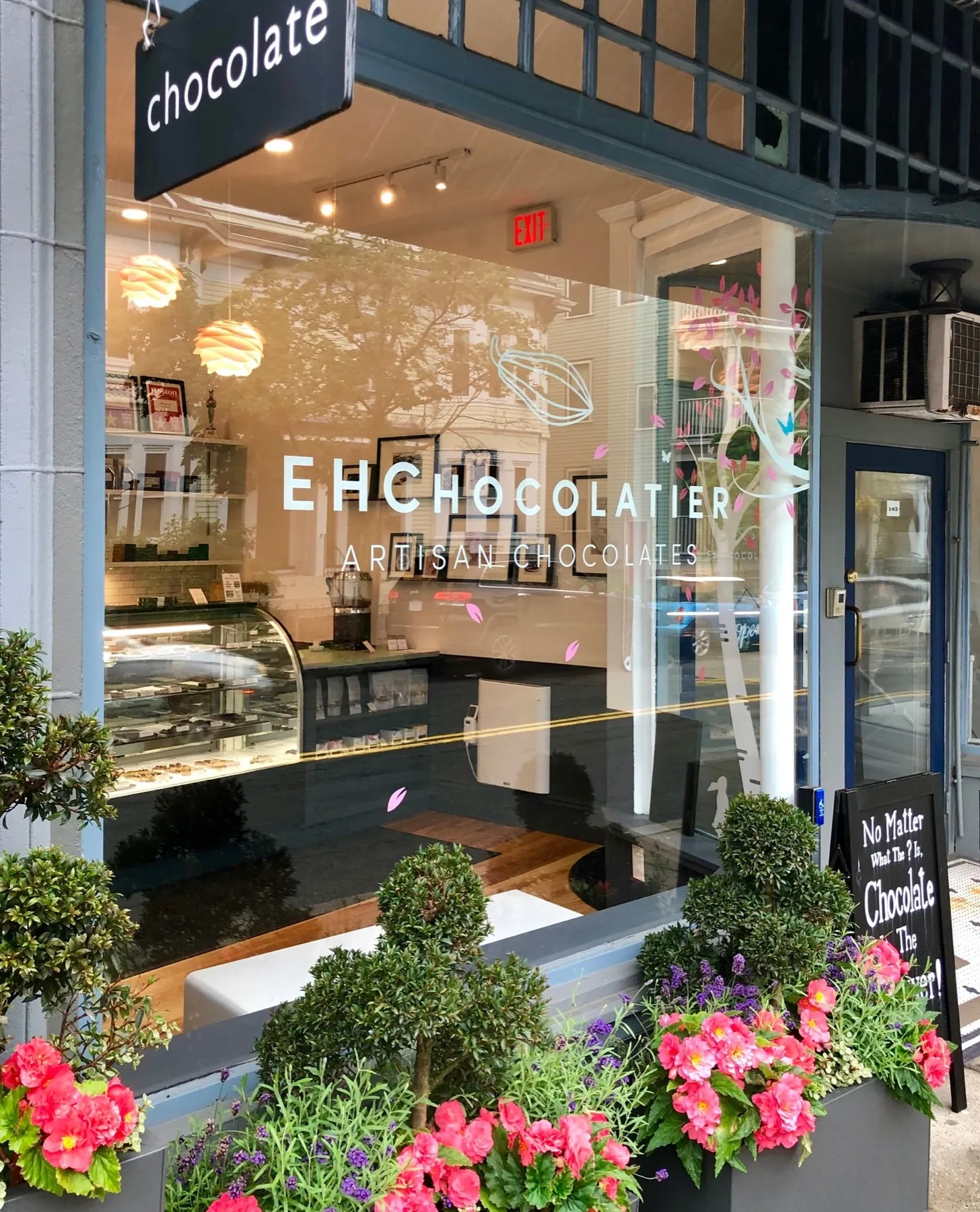 The EH Chocolatier storefront